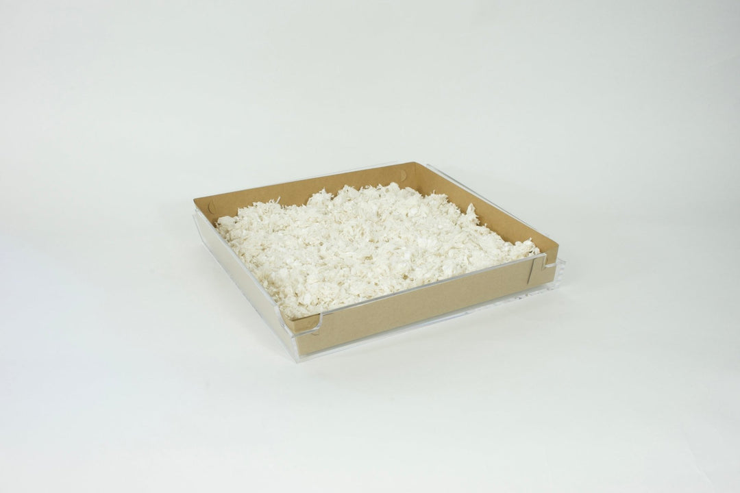 Guinea Colony Pre - Filled Disposable Kitchen Liner Refills with Paper Bedding (4 - Pack) - Critter Colony Club - Kitchen liner pre - filled with white paper bedding in a Kitchen product. Ideal for fast and easy guinea pig cage clean up.