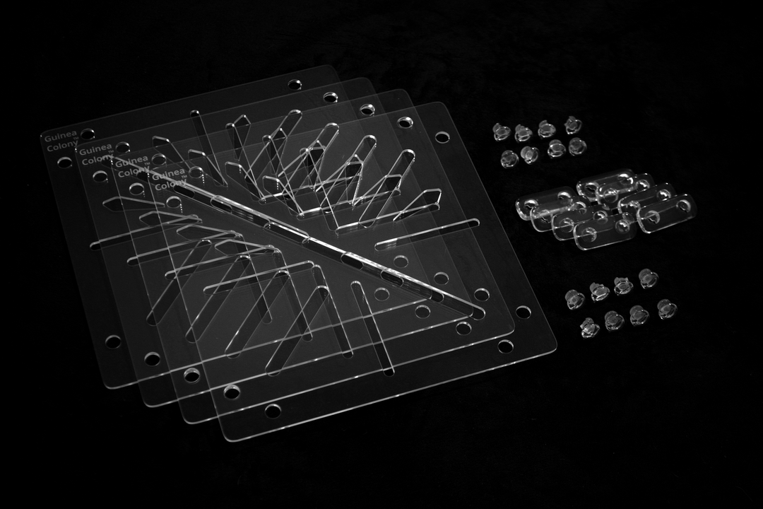 All the parts that come in a Tile Expansion Pack